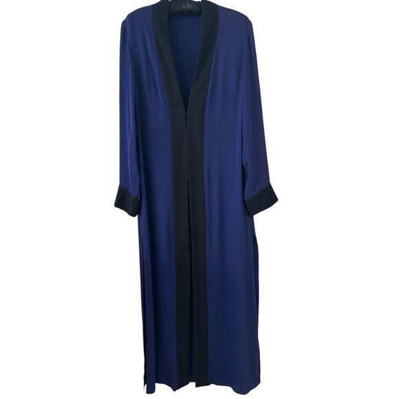 Haider Ackerman Malibu Dress Cobalt Blue size FR 34 Colorblock Black trim - Picture 13 of 15